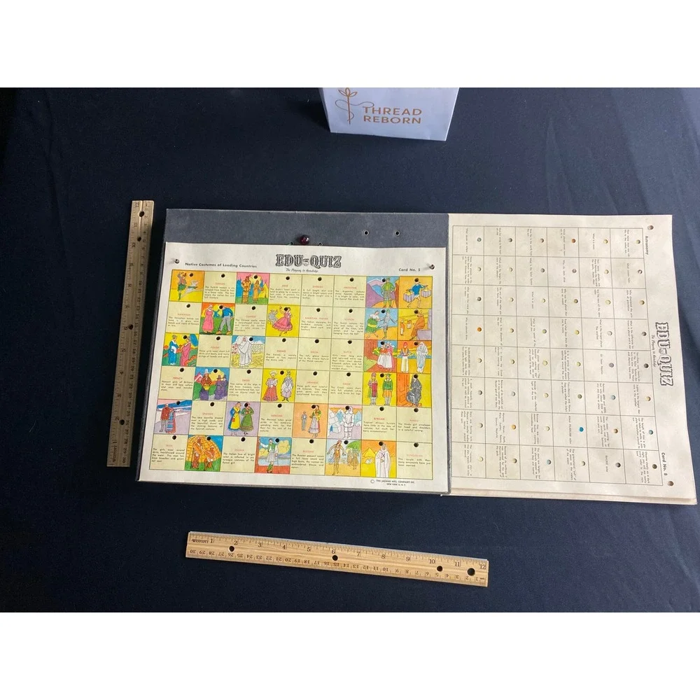 Vintage EDU QUIZ The Playway To Knowledge Educational Game For All‎ Ages